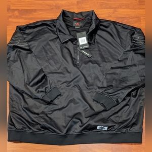 Jordan Classic Quarter Zip Classic Wings Jacket 'Black' (size us mens 3XL)